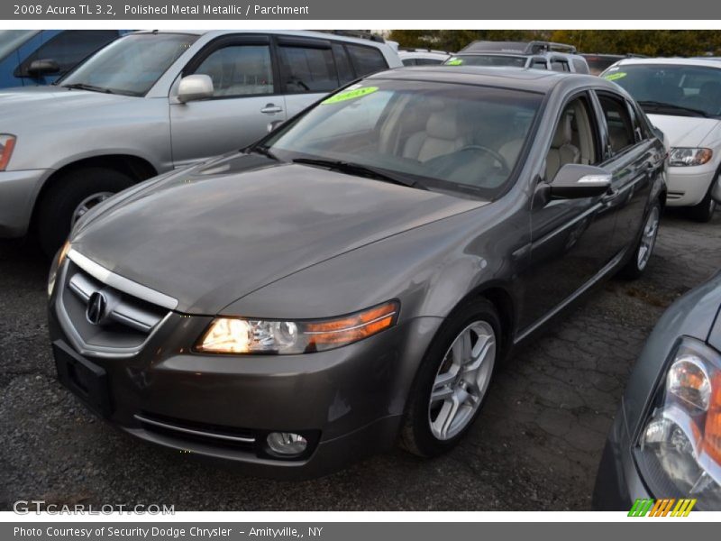 Polished Metal Metallic / Parchment 2008 Acura TL 3.2