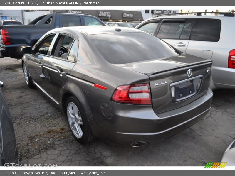 Polished Metal Metallic / Parchment 2008 Acura TL 3.2
