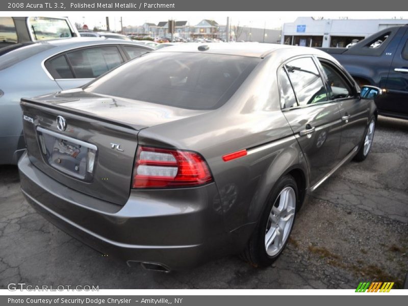 Polished Metal Metallic / Parchment 2008 Acura TL 3.2