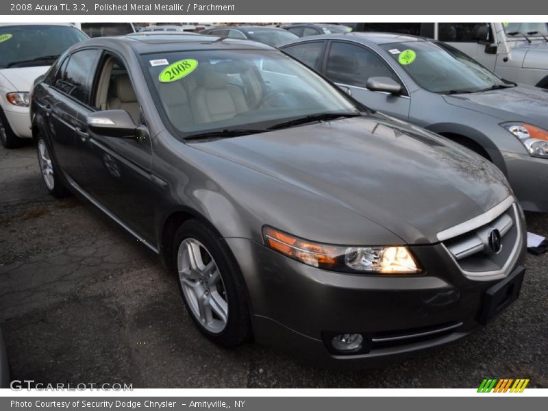 Polished Metal Metallic / Parchment 2008 Acura TL 3.2