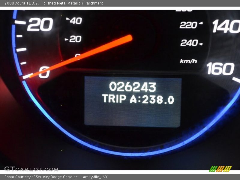 Polished Metal Metallic / Parchment 2008 Acura TL 3.2
