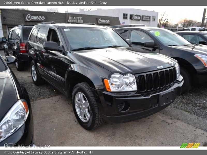 Black / Medium Slate Gray 2006 Jeep Grand Cherokee Laredo 4x4