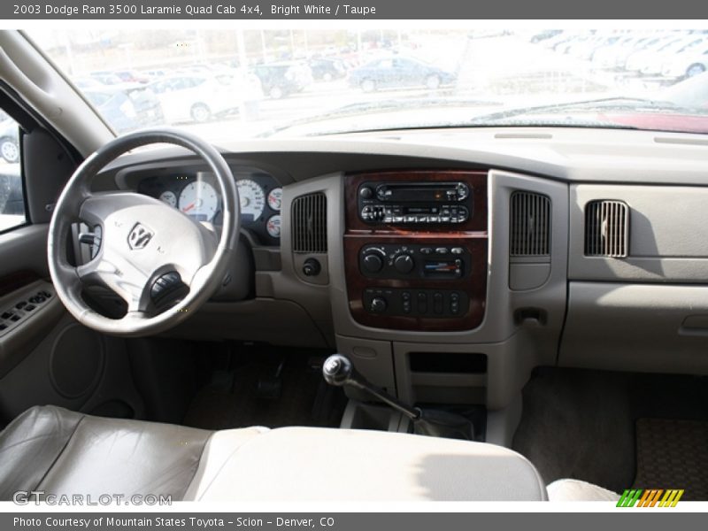 Dashboard of 2003 Ram 3500 Laramie Quad Cab 4x4