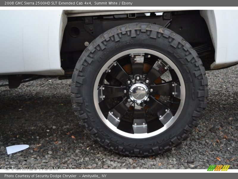 Custom Wheels of 2008 Sierra 2500HD SLT Extended Cab 4x4