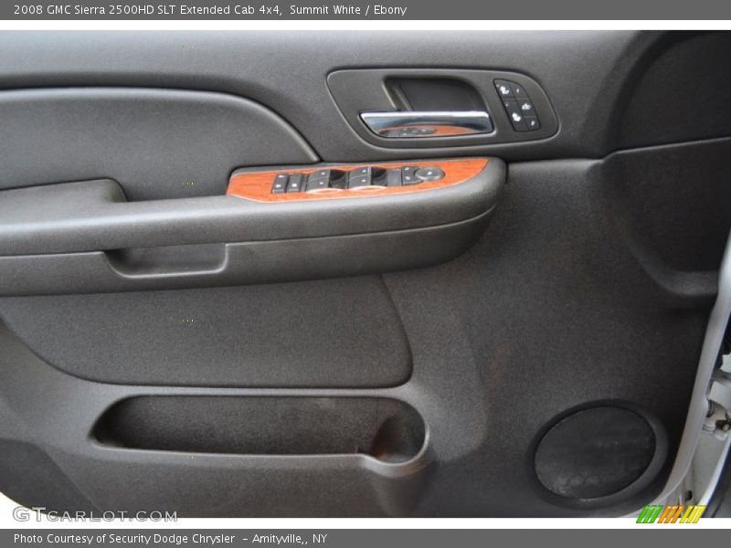 Summit White / Ebony 2008 GMC Sierra 2500HD SLT Extended Cab 4x4
