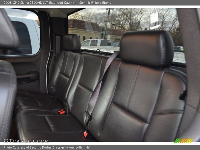  2008 Sierra 2500HD SLT Extended Cab 4x4 Ebony Interior