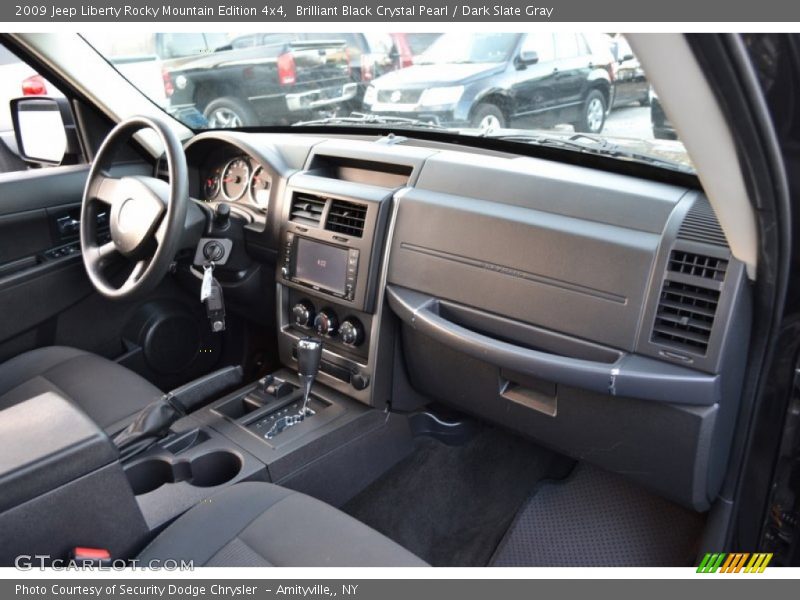 Brilliant Black Crystal Pearl / Dark Slate Gray 2009 Jeep Liberty Rocky Mountain Edition 4x4