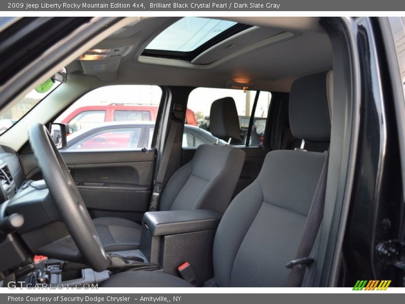 Brilliant Black Crystal Pearl / Dark Slate Gray 2009 Jeep Liberty Rocky Mountain Edition 4x4