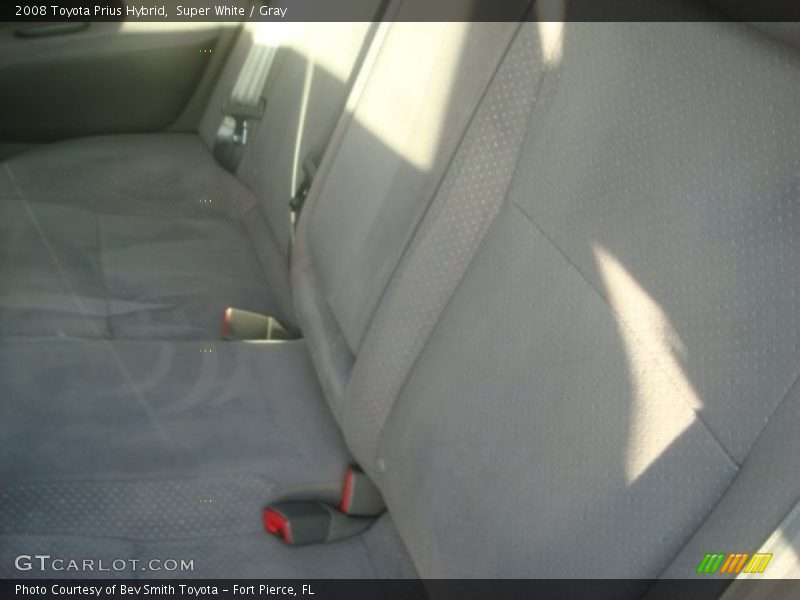 Super White / Gray 2008 Toyota Prius Hybrid