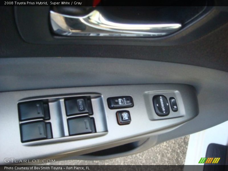 Super White / Gray 2008 Toyota Prius Hybrid