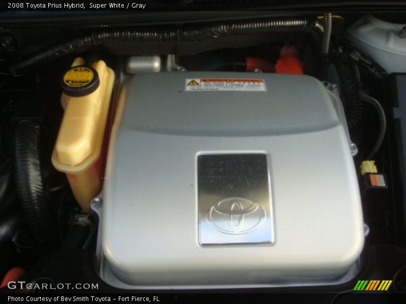 Super White / Gray 2008 Toyota Prius Hybrid