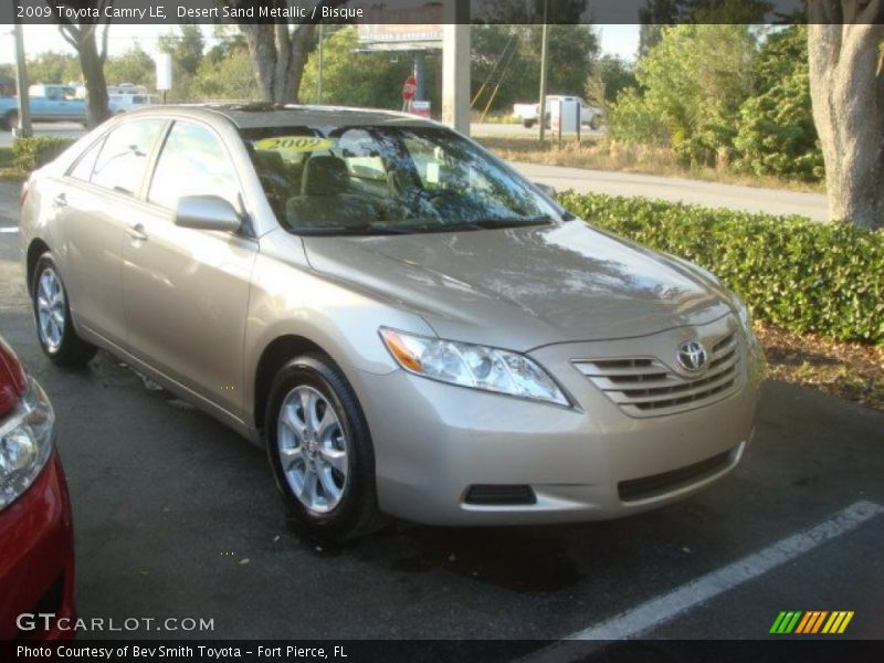 Desert Sand Metallic / Bisque 2009 Toyota Camry LE