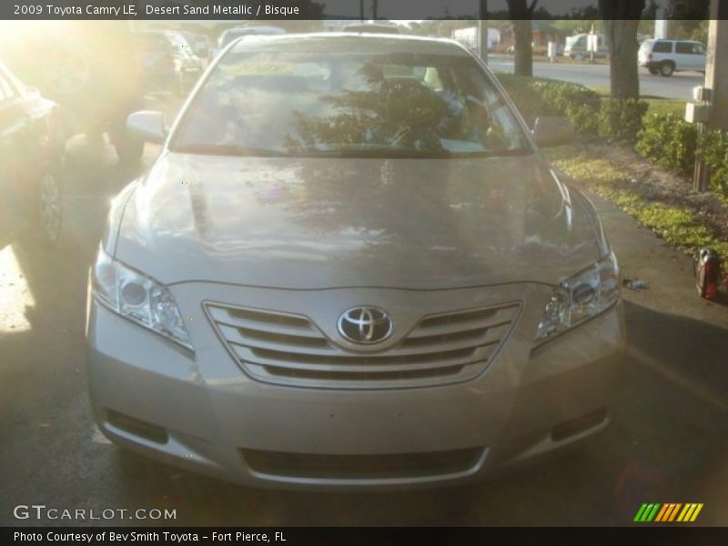 Desert Sand Metallic / Bisque 2009 Toyota Camry LE