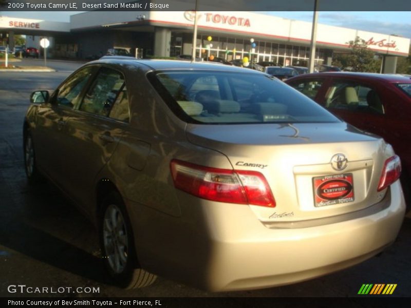 Desert Sand Metallic / Bisque 2009 Toyota Camry LE