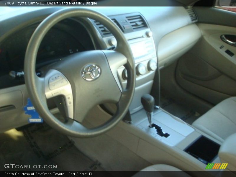 Desert Sand Metallic / Bisque 2009 Toyota Camry LE