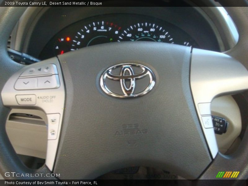 Desert Sand Metallic / Bisque 2009 Toyota Camry LE