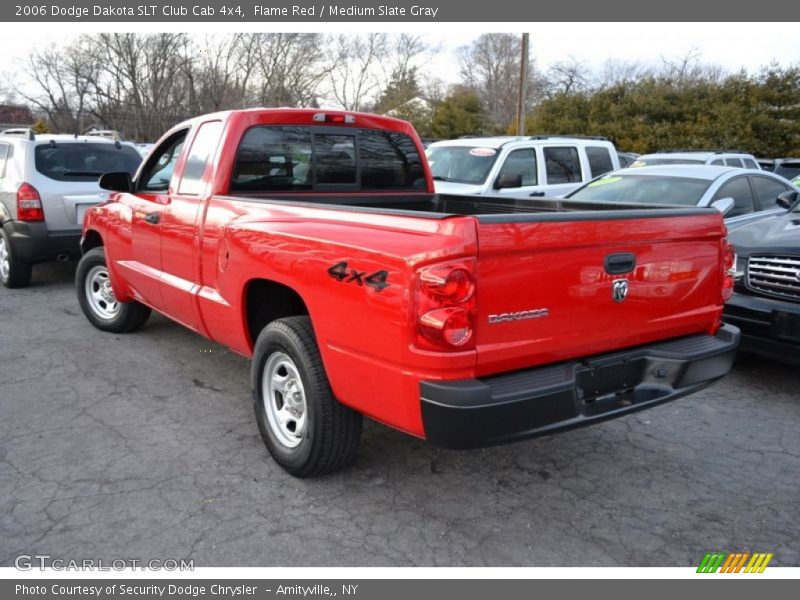  2006 Dakota SLT Club Cab 4x4 Flame Red