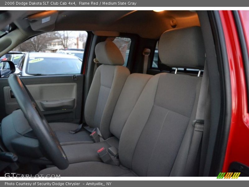 Flame Red / Medium Slate Gray 2006 Dodge Dakota SLT Club Cab 4x4