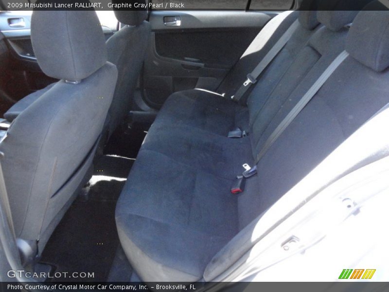 Graphite Gray Pearl / Black 2009 Mitsubishi Lancer RALLIART