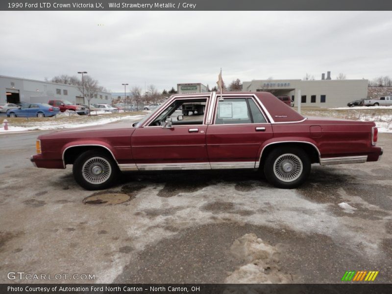  1990 LTD Crown Victoria LX Wild Strawberry Metallic