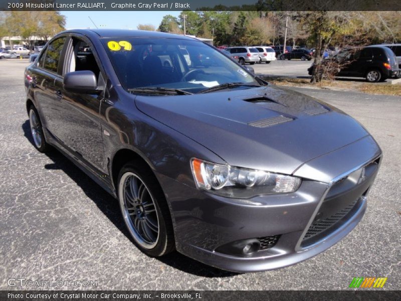 Front 3/4 View of 2009 Lancer RALLIART