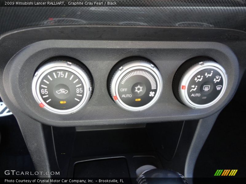 Controls of 2009 Lancer RALLIART