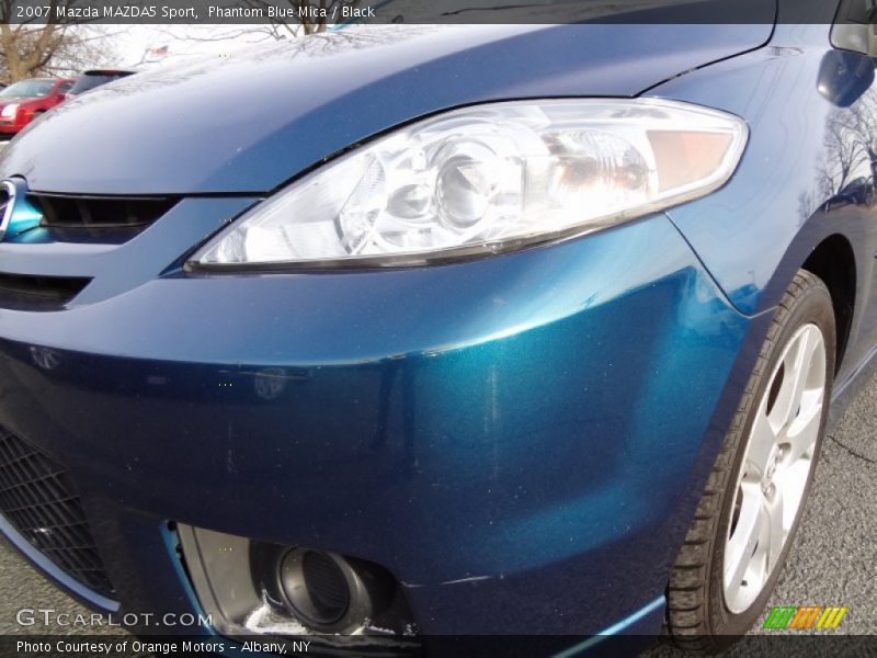 Phantom Blue Mica / Black 2007 Mazda MAZDA5 Sport