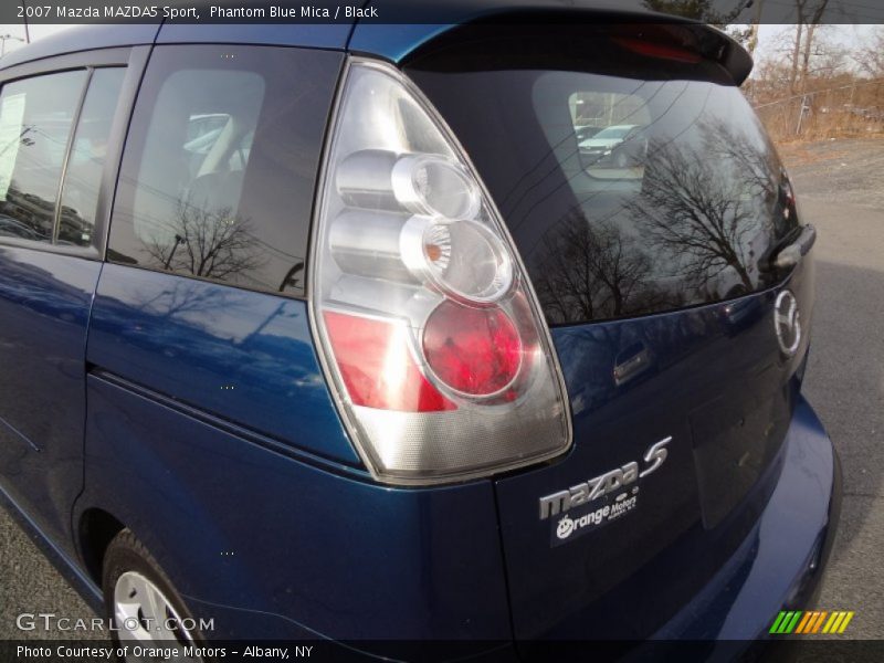 Phantom Blue Mica / Black 2007 Mazda MAZDA5 Sport