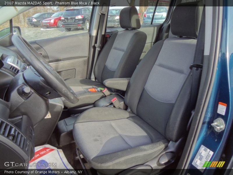 Phantom Blue Mica / Black 2007 Mazda MAZDA5 Sport