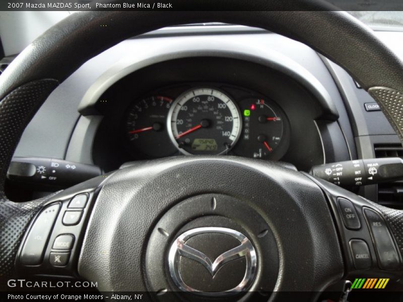 Phantom Blue Mica / Black 2007 Mazda MAZDA5 Sport