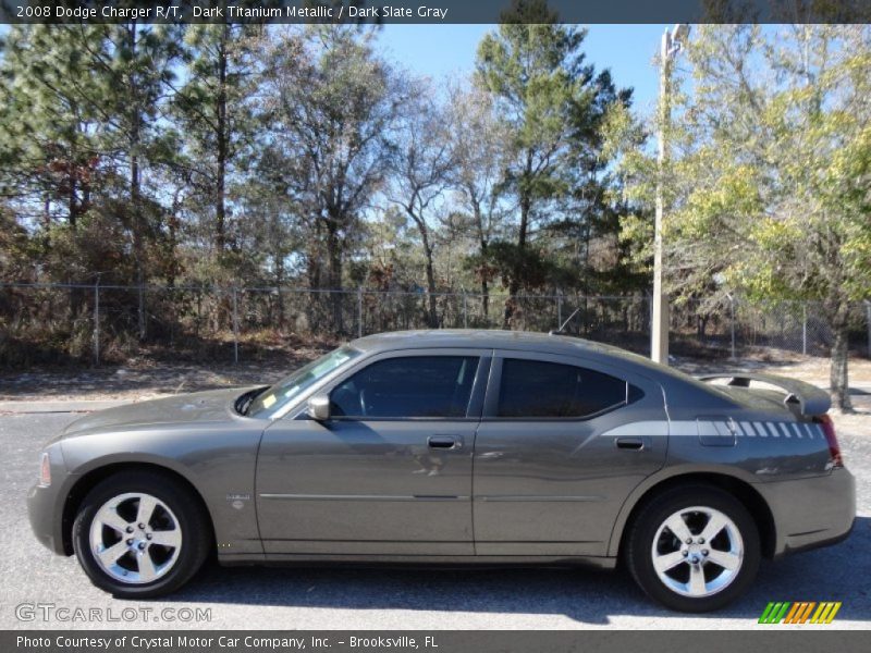 Dark Titanium Metallic / Dark Slate Gray 2008 Dodge Charger R/T