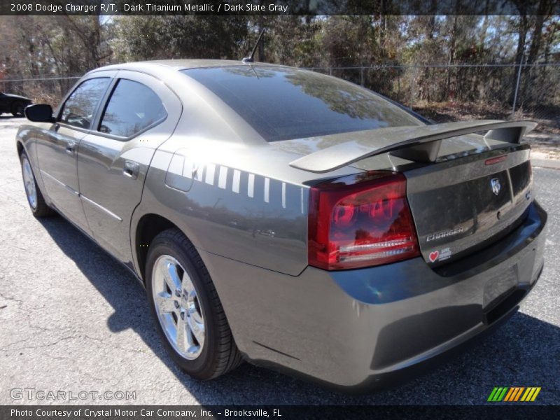 Dark Titanium Metallic / Dark Slate Gray 2008 Dodge Charger R/T