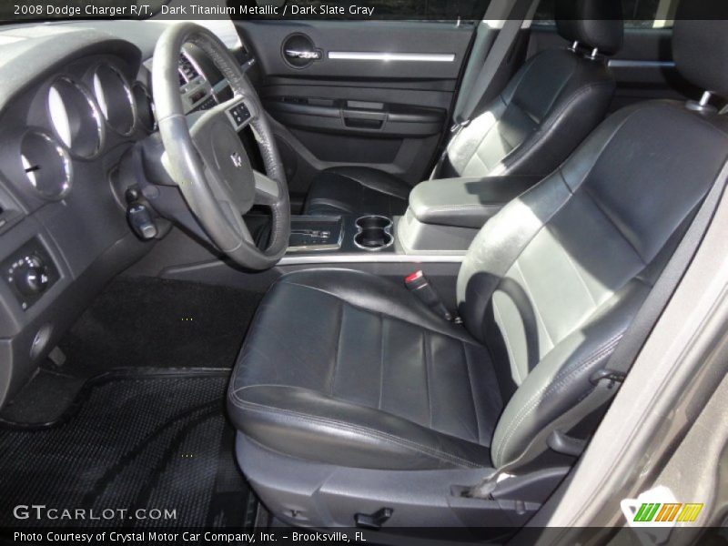 Dark Titanium Metallic / Dark Slate Gray 2008 Dodge Charger R/T