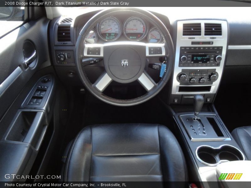 Dark Titanium Metallic / Dark Slate Gray 2008 Dodge Charger R/T