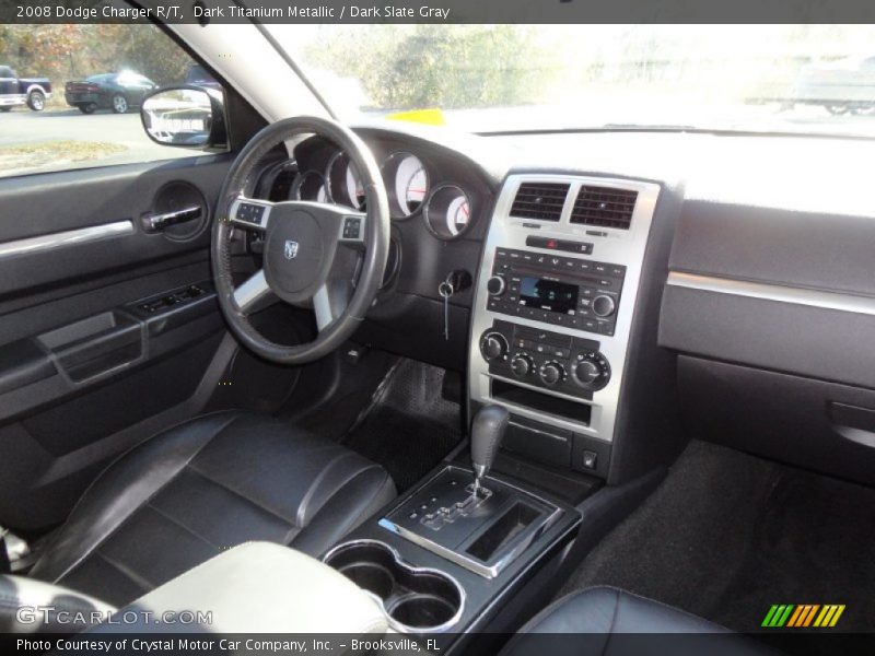 Dark Titanium Metallic / Dark Slate Gray 2008 Dodge Charger R/T