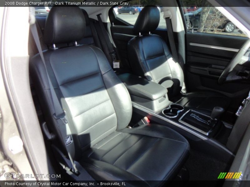 Dark Titanium Metallic / Dark Slate Gray 2008 Dodge Charger R/T