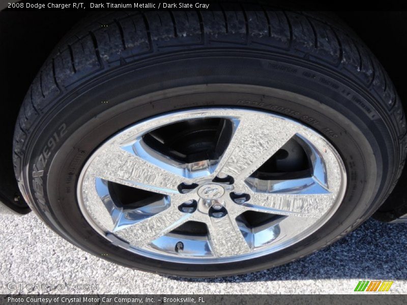 Dark Titanium Metallic / Dark Slate Gray 2008 Dodge Charger R/T