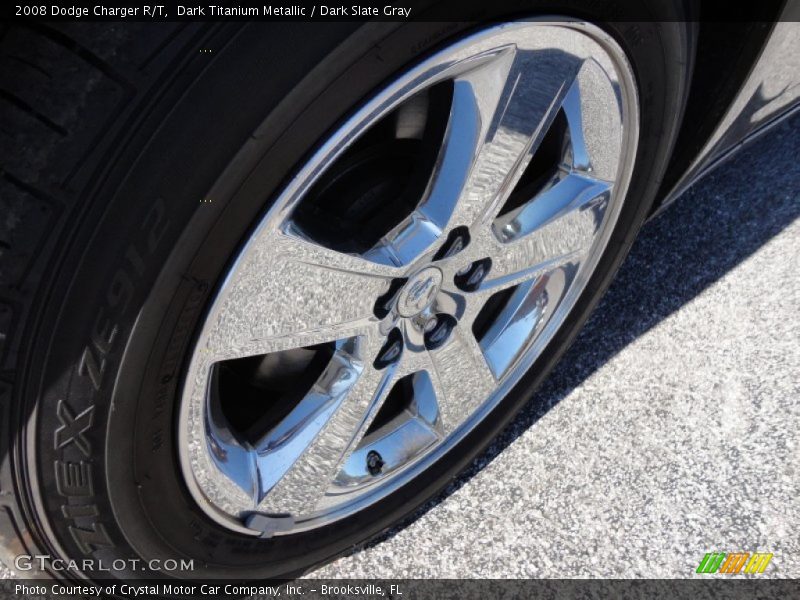 Dark Titanium Metallic / Dark Slate Gray 2008 Dodge Charger R/T