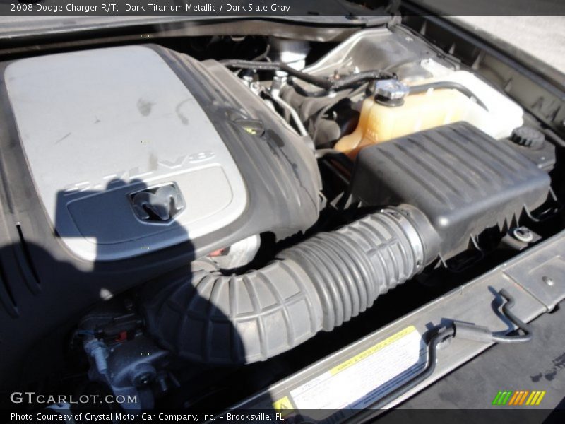 Dark Titanium Metallic / Dark Slate Gray 2008 Dodge Charger R/T