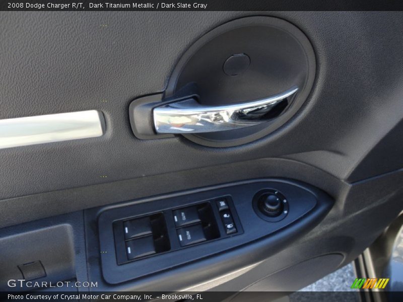 Dark Titanium Metallic / Dark Slate Gray 2008 Dodge Charger R/T