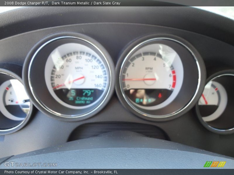 Dark Titanium Metallic / Dark Slate Gray 2008 Dodge Charger R/T