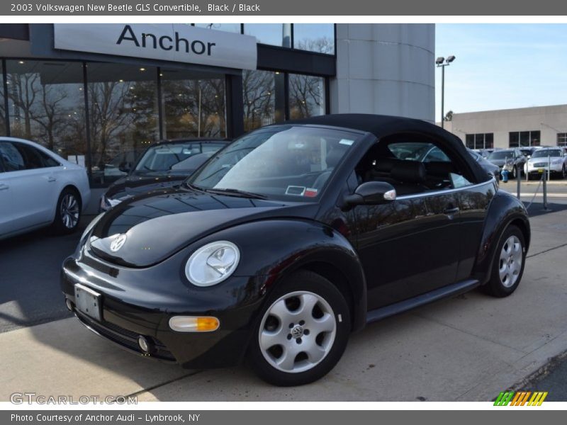 Black / Black 2003 Volkswagen New Beetle GLS Convertible