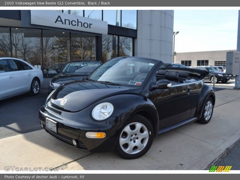 Black / Black 2003 Volkswagen New Beetle GLS Convertible