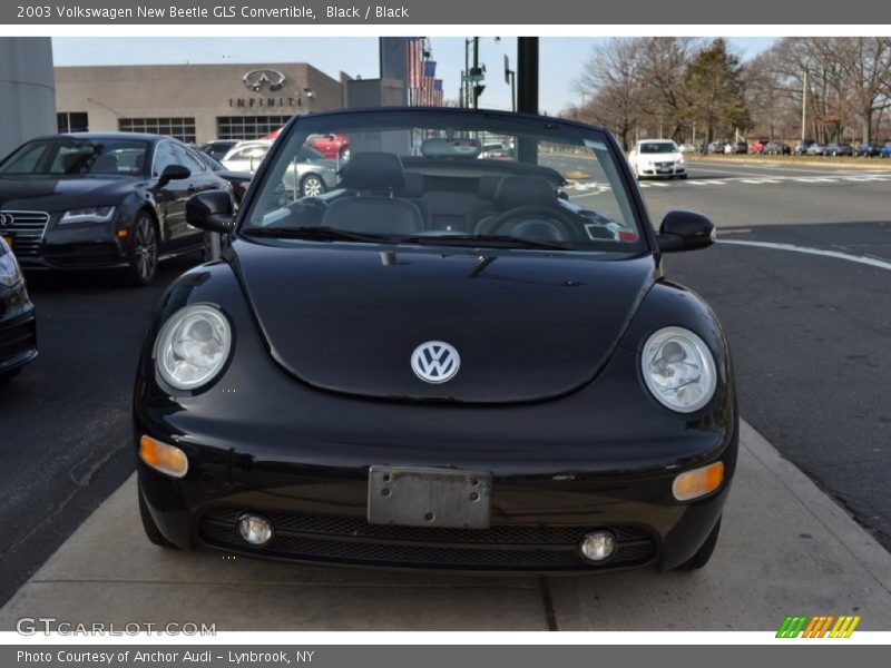 Black / Black 2003 Volkswagen New Beetle GLS Convertible