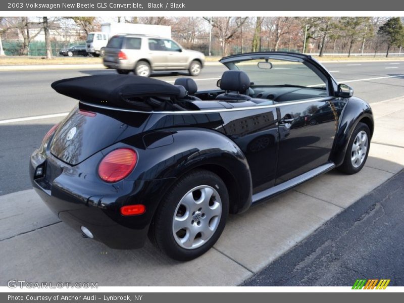Black / Black 2003 Volkswagen New Beetle GLS Convertible
