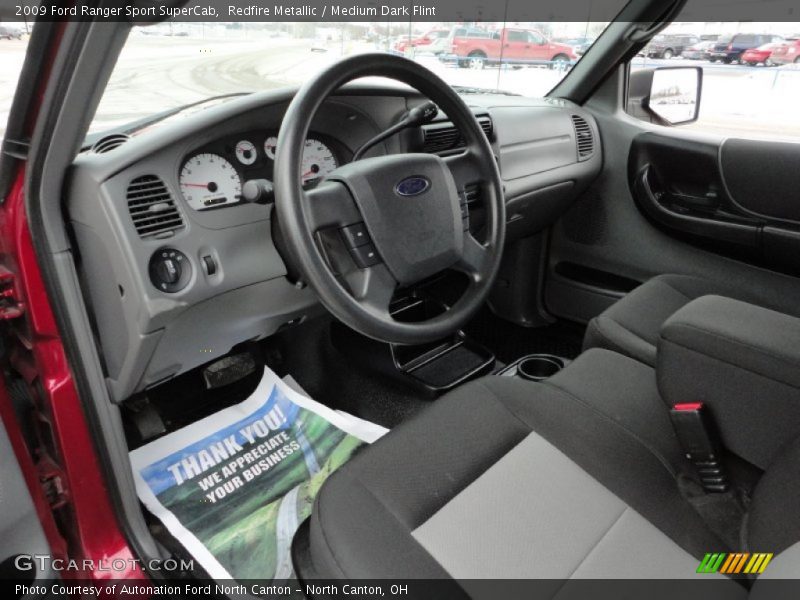 Redfire Metallic / Medium Dark Flint 2009 Ford Ranger Sport SuperCab