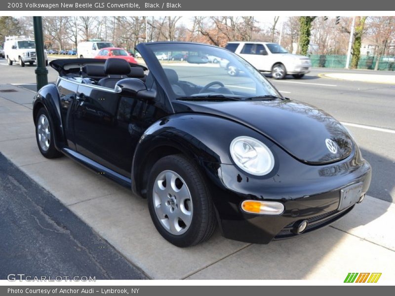 Black / Black 2003 Volkswagen New Beetle GLS Convertible