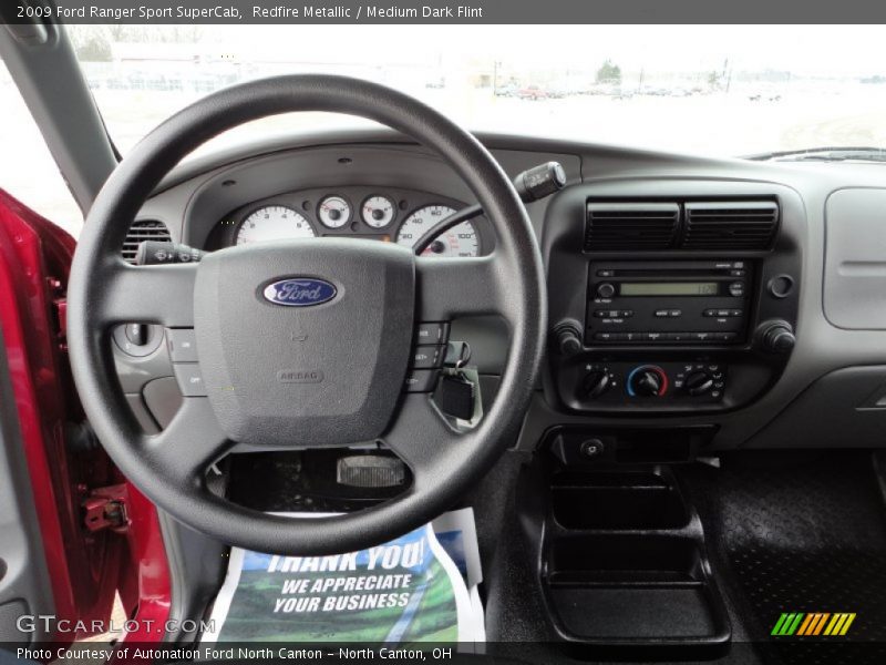 Redfire Metallic / Medium Dark Flint 2009 Ford Ranger Sport SuperCab