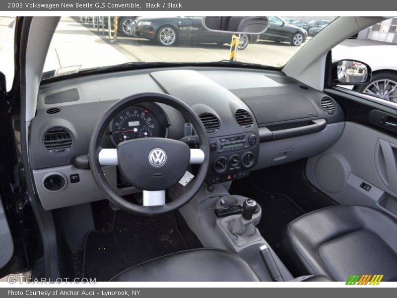 Black / Black 2003 Volkswagen New Beetle GLS Convertible