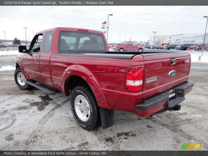 Redfire Metallic / Medium Dark Flint 2009 Ford Ranger Sport SuperCab